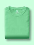 Solids/Plain - Mint Green Unisex Regular T-Shirts - Earthrobe