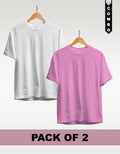 Regular T-Shirt Combo Pack of 2 - White