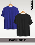 Regular T-Shirt Combo Pack of 2 -Royal Blue