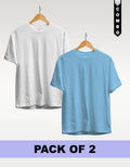 Regular T-Shirt Combo Pack of 2 - White