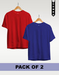 Regular T-Shirt Combo Pack of 2 -Red