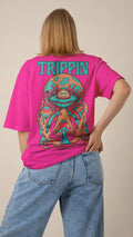 Trippin: Unisex Oversized Half Sleeved T-shirt