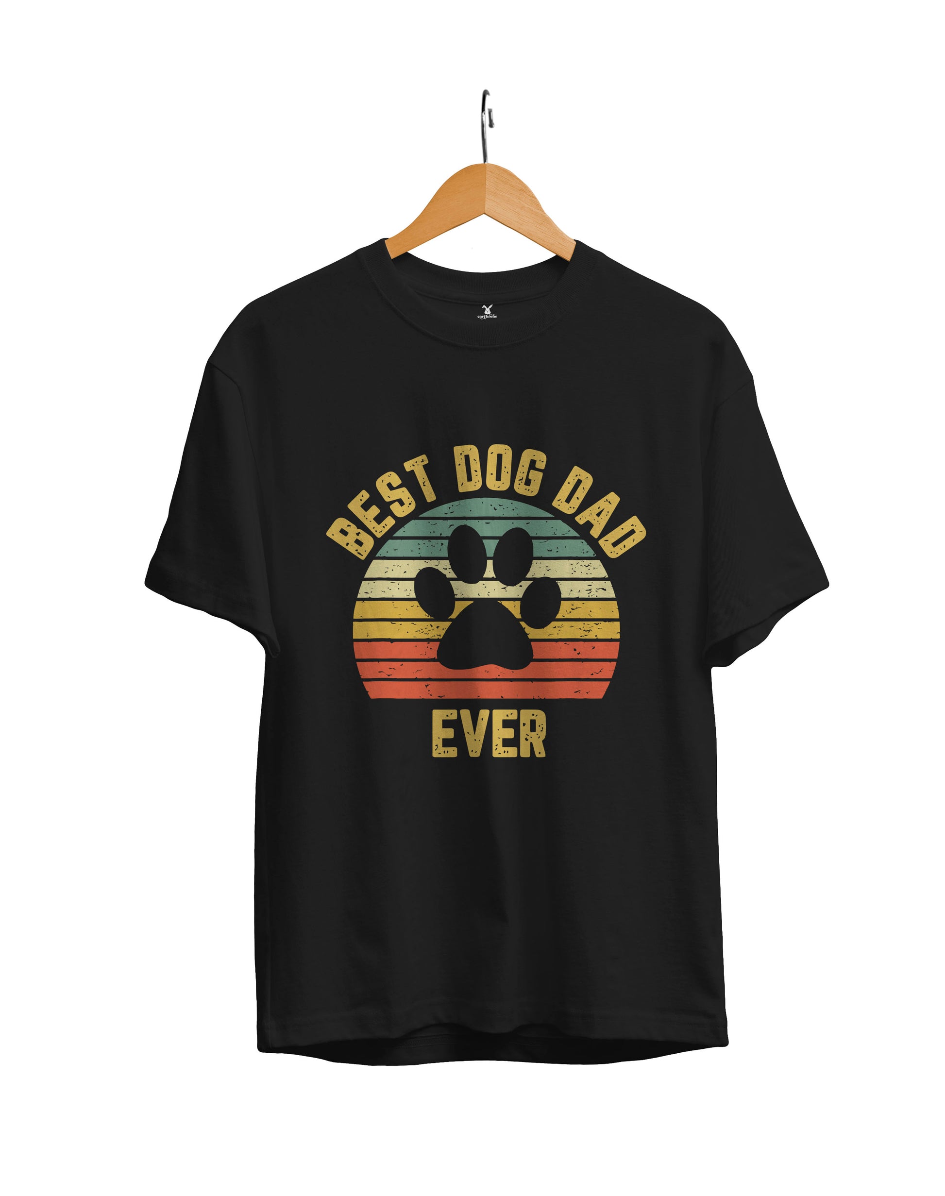 Best Dog Dad Ever  : Unisex Regular Fit Half Sleeved T-shirt