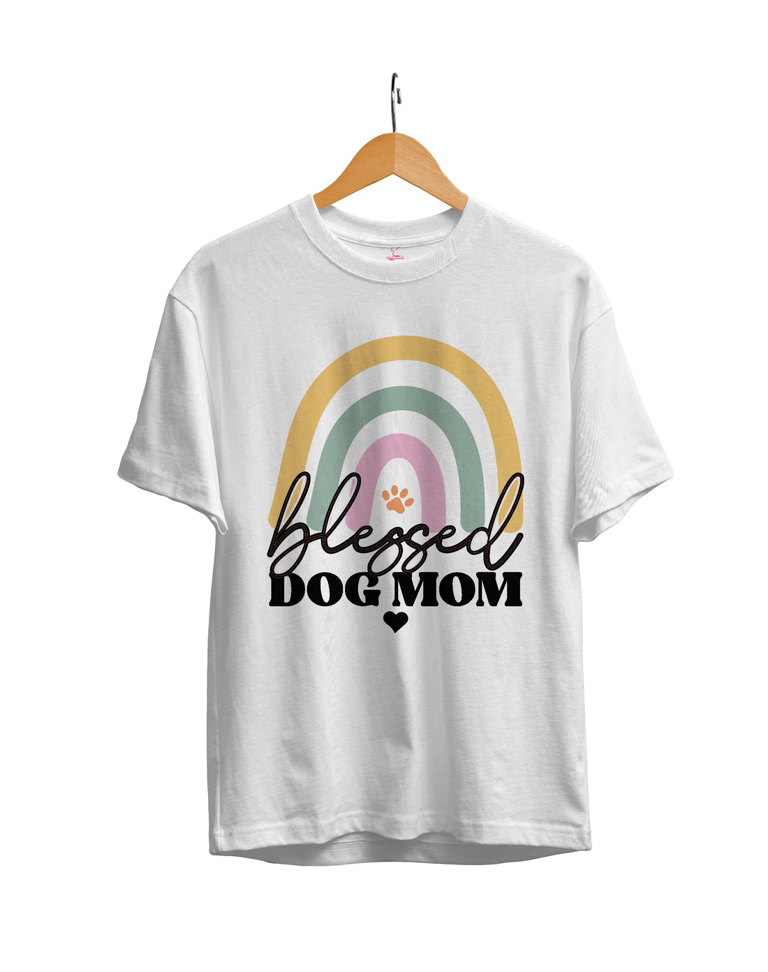 Blessed Dog Mom  : Women's Regular Fit Half Sleeved T-shirt