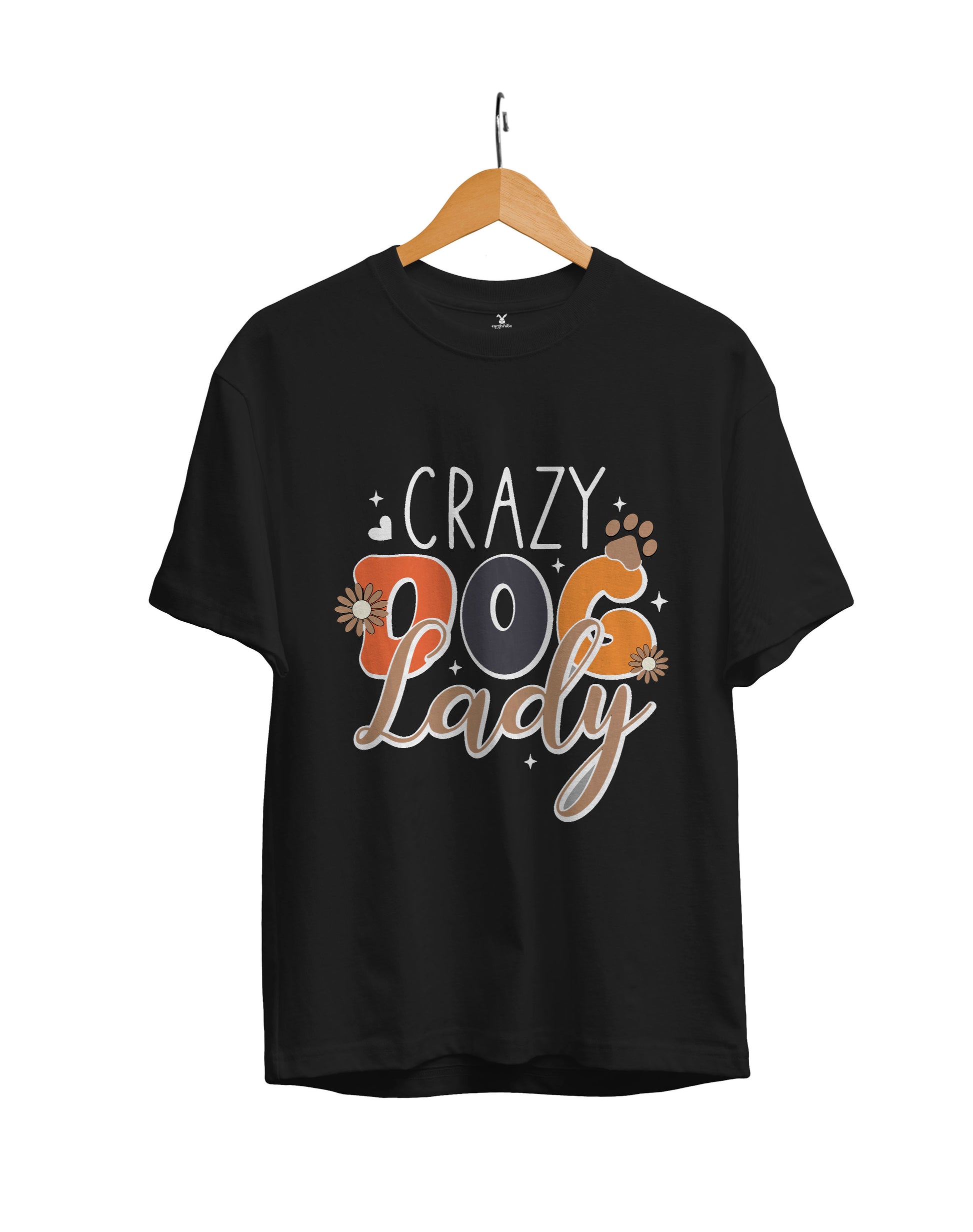 Crazy Dog Lady  : Women's Regular Fit Half Sleeved T-shirt