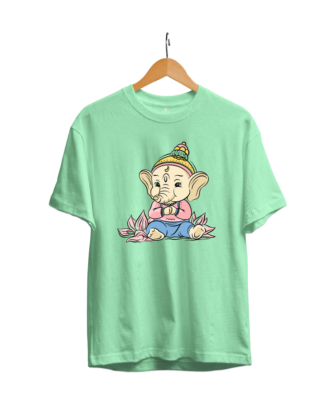 Cute Ganesha : Unisex Regular Half Sleeved T-Shirt