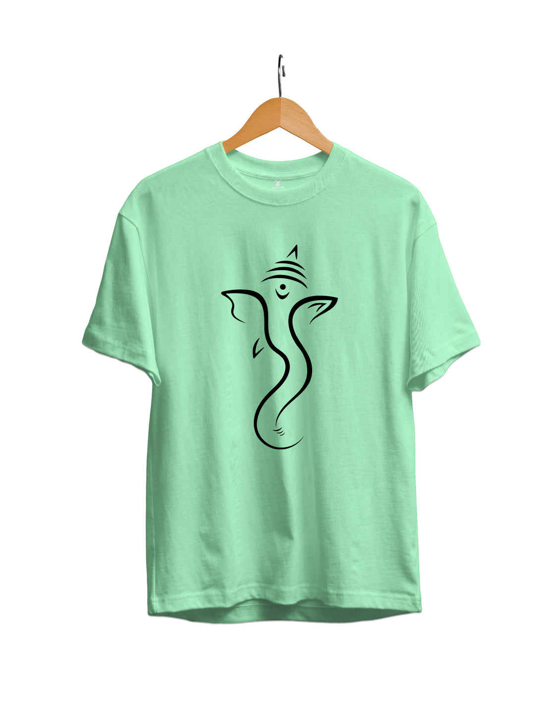 Ganesha Minimalistic : Unisex Regular Half Sleeved T-Shirt