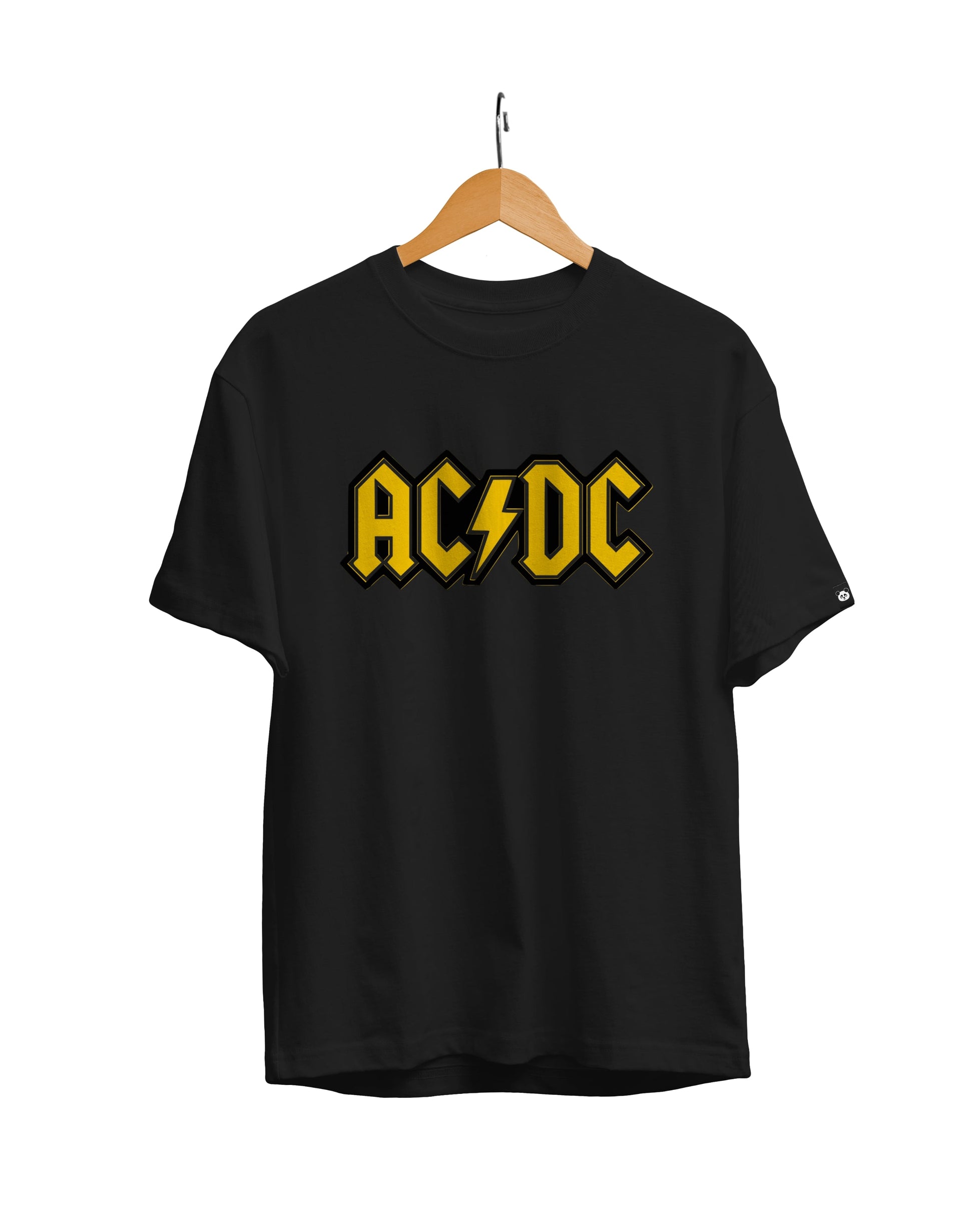 AC DC Rock Band Unisex Regular Fit Half Sleeved T-shirt