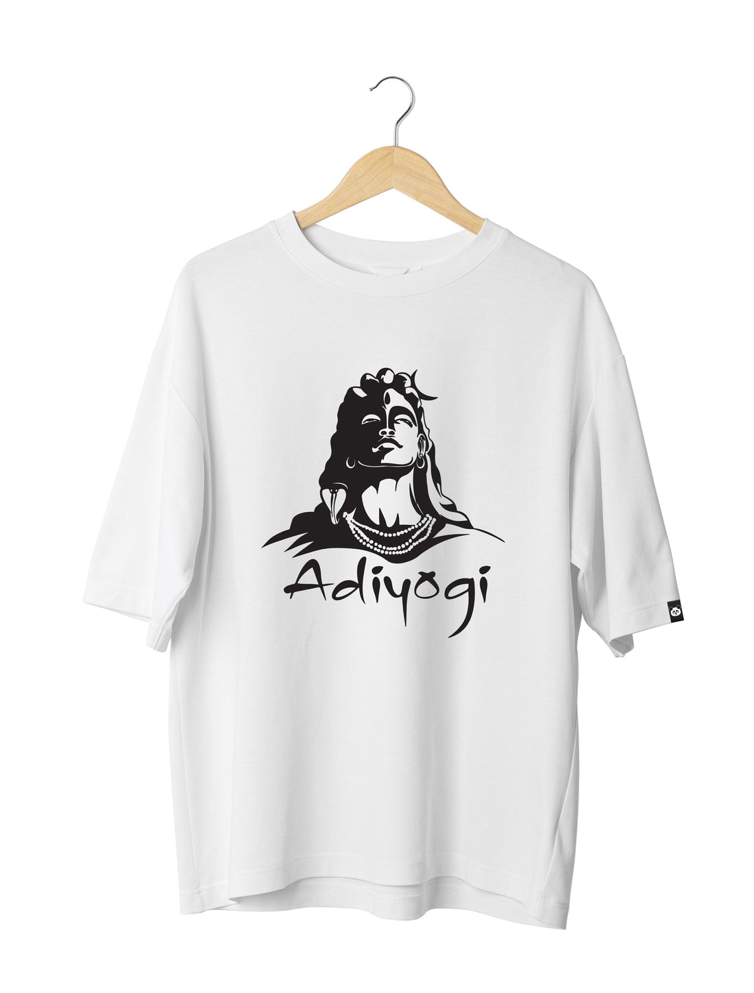 Adiyogi : Unisex Oversized Half Sleeved T-shirt