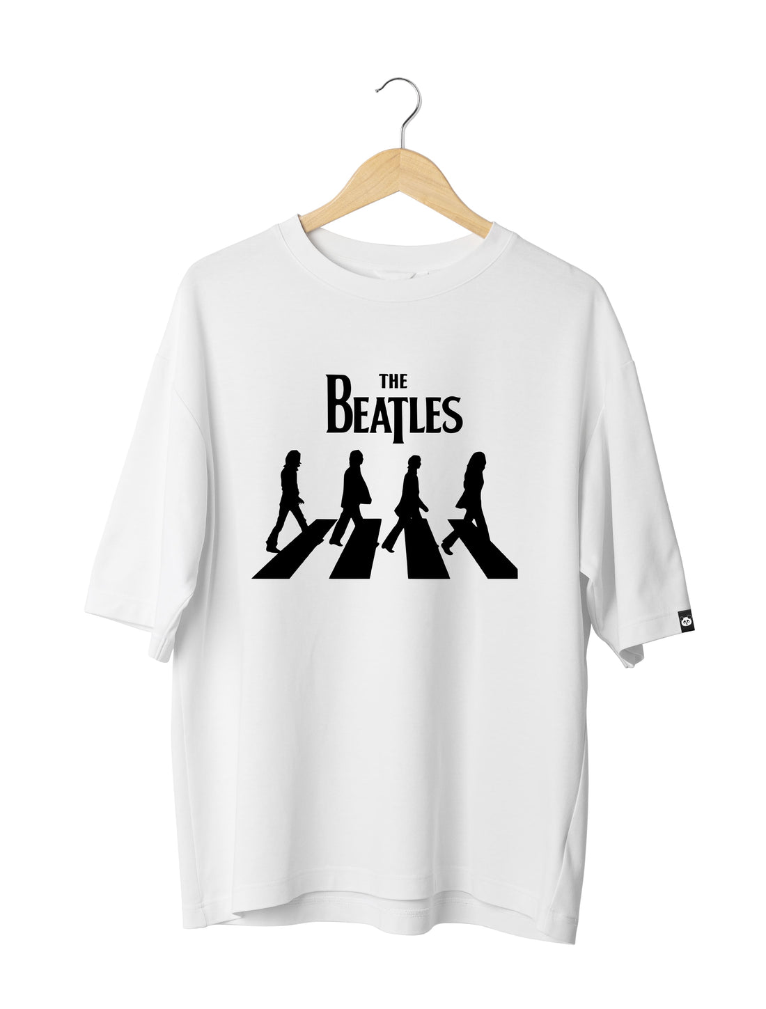 The Beatles Rock Band Unisex Oversized Half Sleeved T-shirt