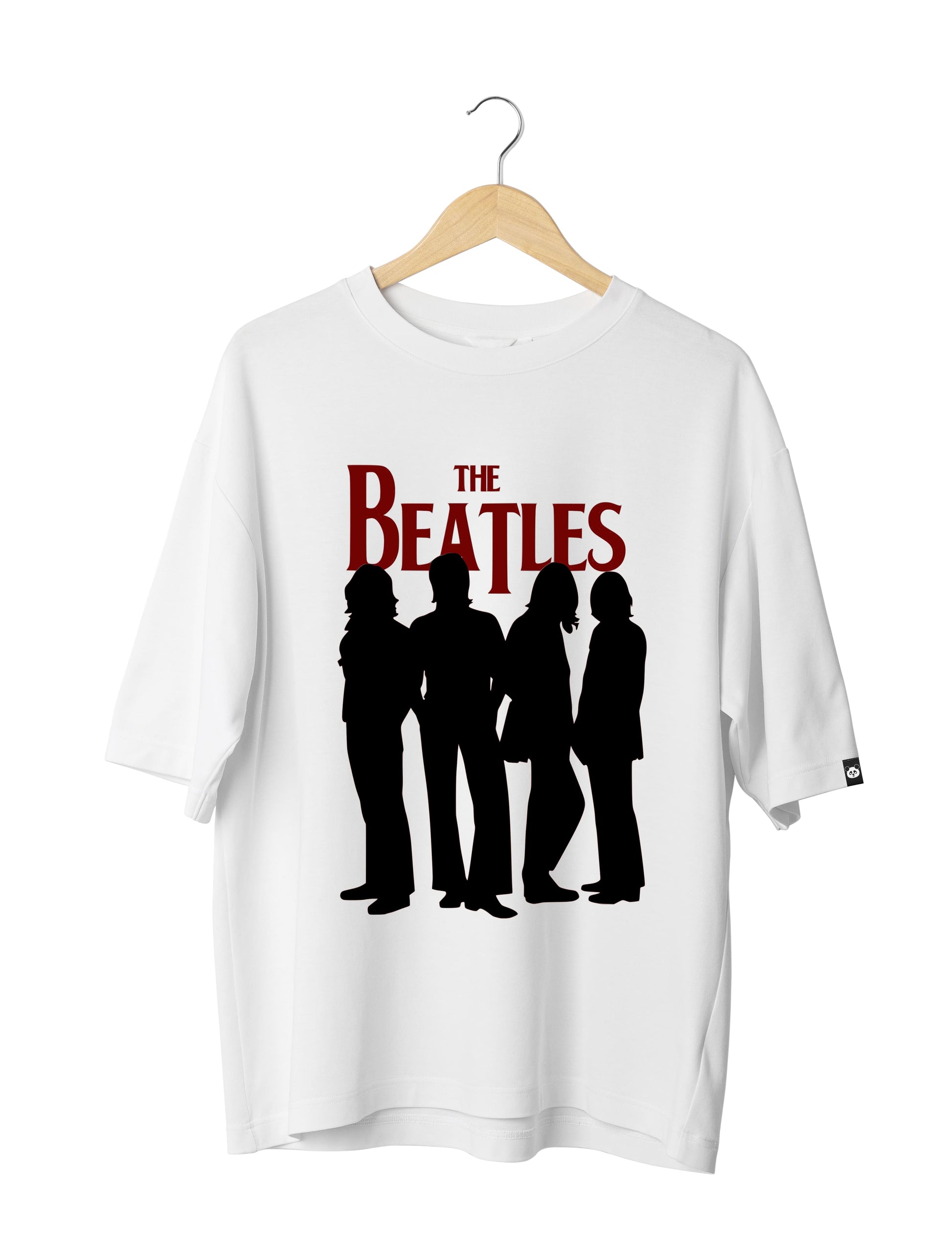 The Beatles Rock Band Unisex Oversized Half Sleeved T-shirt