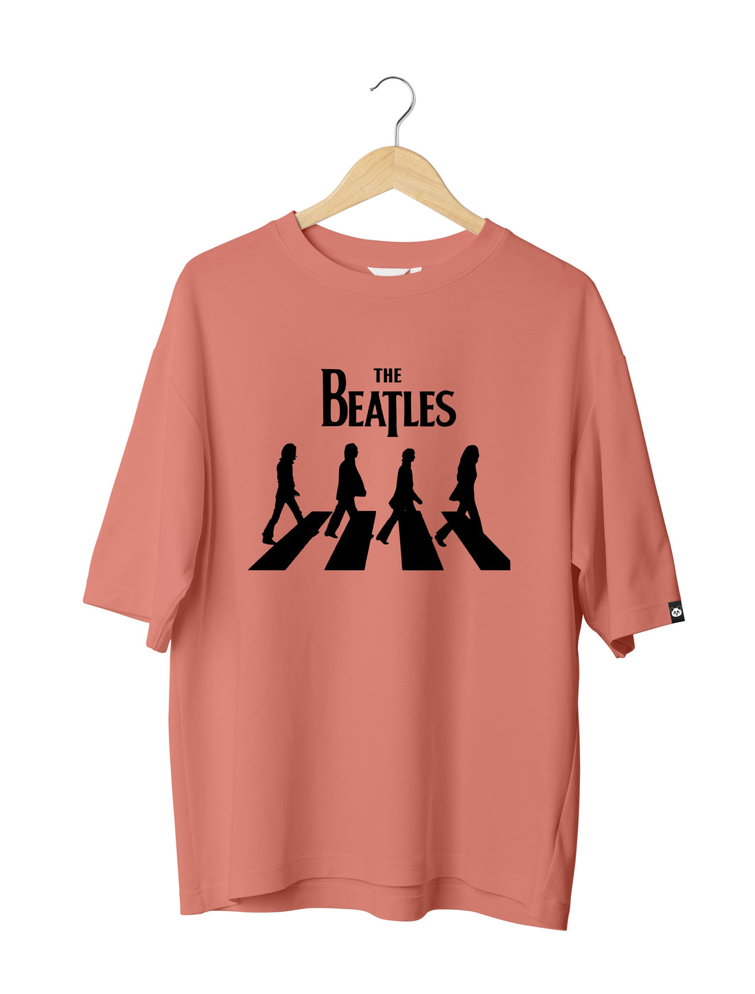 The Beatles Rock Band Unisex Oversized Half Sleeved T-shirt