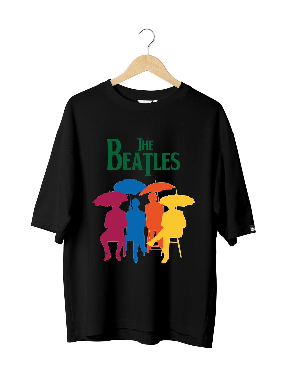 The Beatles Rock Band Unisex Oversized Half Sleeved T-shirt