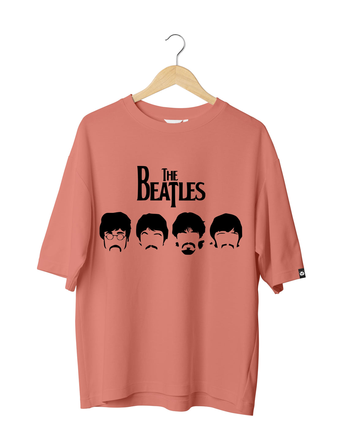 The Beatles Rock Band Unisex Oversized Half Sleeved T-shirt