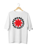 Red Hot Chilli Peppers Rock Band Unisex Oversized Half Sleeved T-shirt