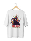 Red Hot Chilli Peppers Rock Band Unisex Oversized Half Sleeved T-shirt