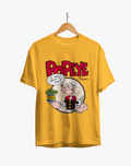 Popeye : Unisex Regular Fit Half Sleeved T-shirt