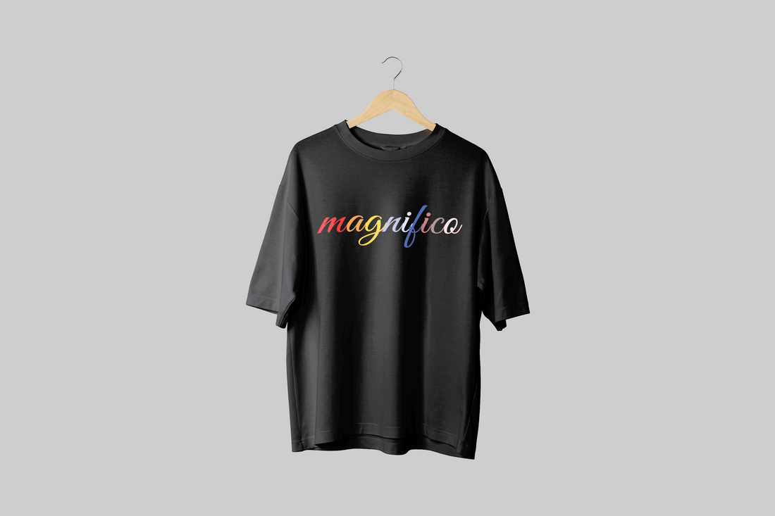 Magnifico : Women Oversized Half Sleeved T-shirt