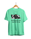 Nap with Dog : Unisex Regular Fit Half Sleeved T-shirt