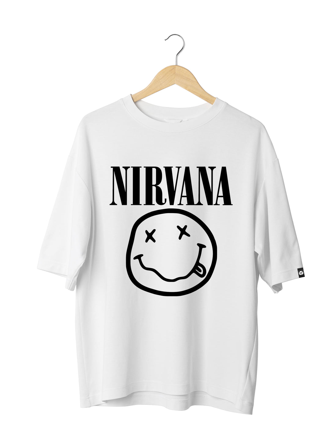 NIRVANA Rock Band Unisex Oversized Half Sleeved T-shirt