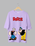 Popeye : The Sailor Oversized Half Sleeved T-shirt