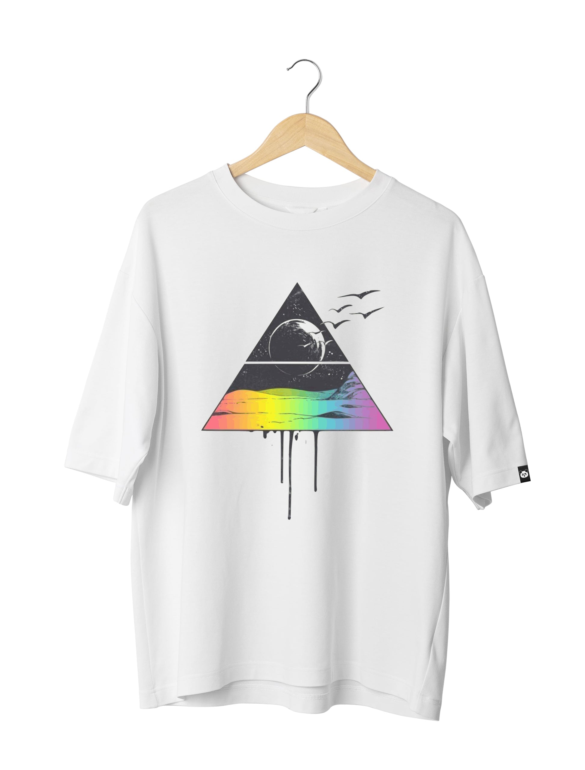 Pink Floyd Rock Band Unisex Oversized Half Sleeved T-shirt