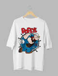 Popeye : The Sailor Oversized Half Sleeved T-shirt