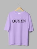 Queen : Women Oversized Half Sleeved T-shirt