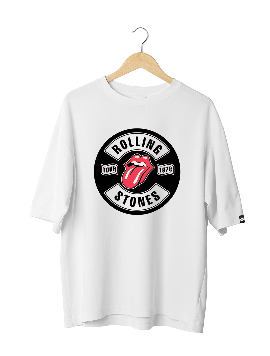 The Rolling Stones Unisex Oversized Half Sleeved T-shirt