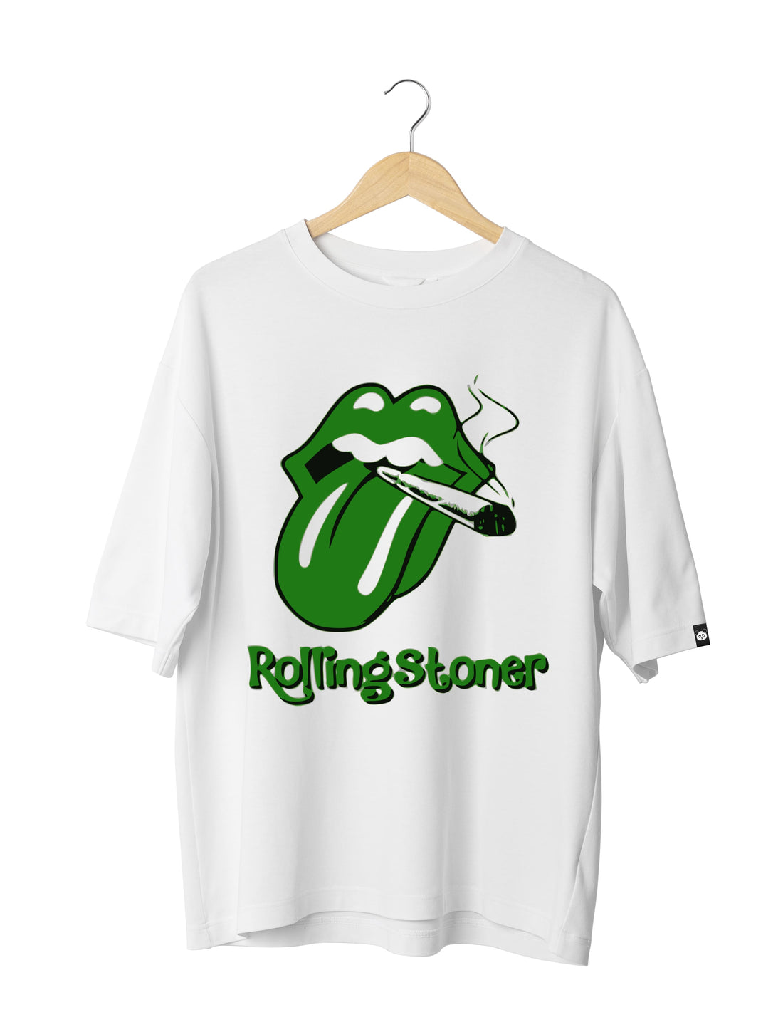 The Rolling Stones Unisex Oversized Half Sleeved T-shirt