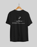 Sagittarius Zodiac Sign T-shirts : Regular Fit Half Sleeved T-shirt