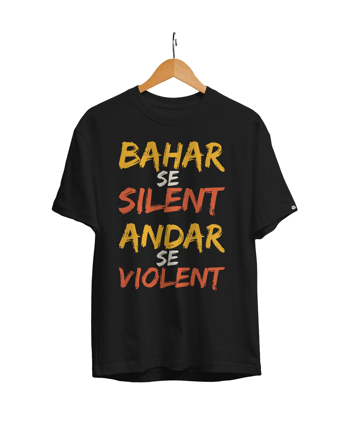 Bahar Se Silent Andar Se Voilent Unisex Regular Fit T-Shirt