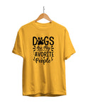 Favourite Dogs : Unisex Regular Fit Half Sleeved T-shirt