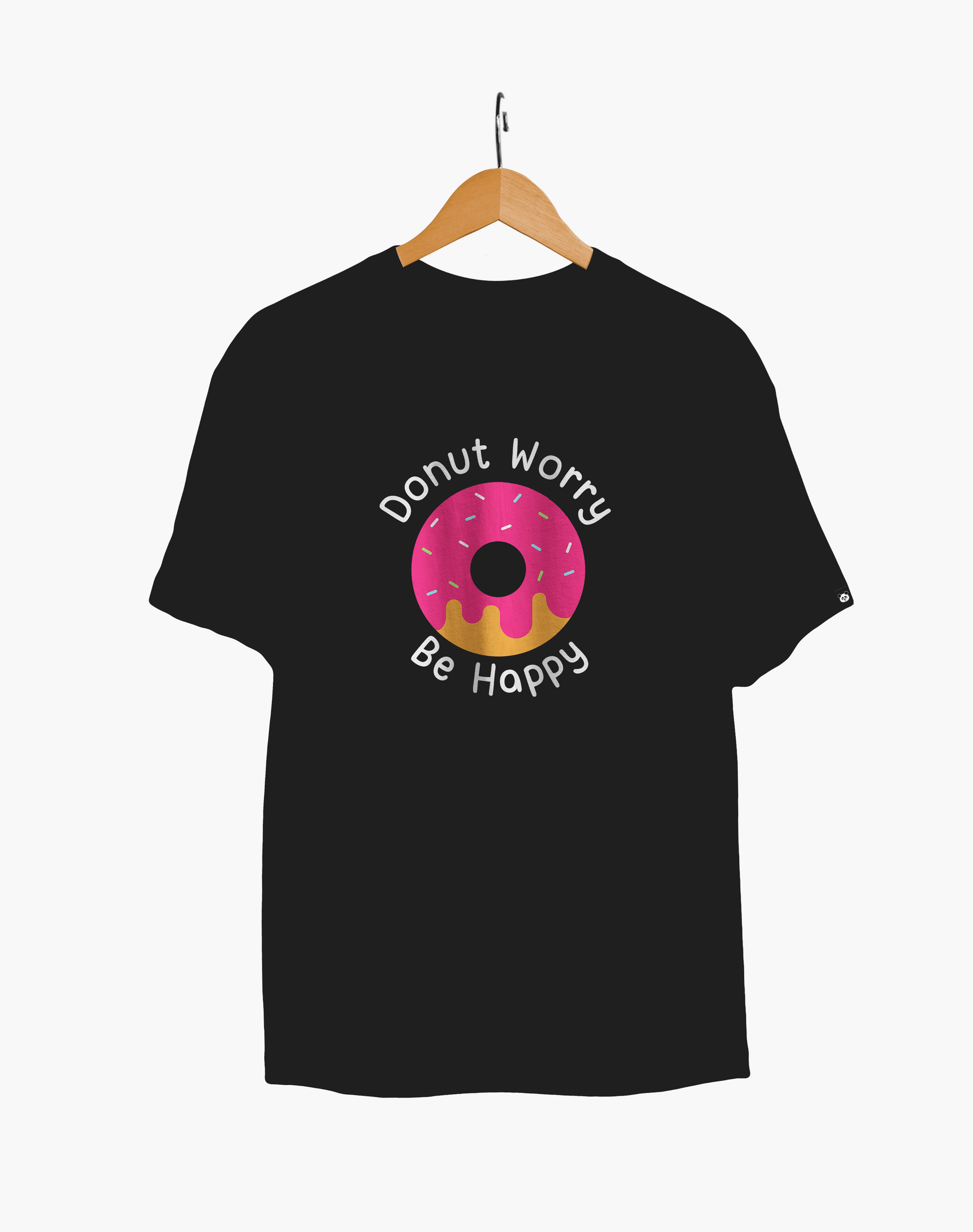 Donut Worry : Unisex Regular Fit Half Sleeved T-shirt