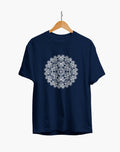 Peacock Feathers Ornamental Mandala : Unisex Regular Fit Half Sleeved T-shirt