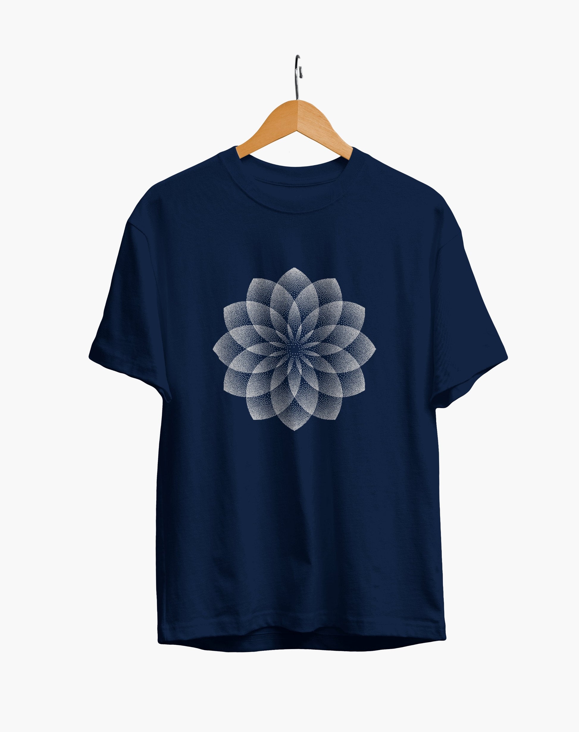 Sacred Mandala : Unisex Regular Fit Half Sleeved T-shirt