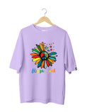 Hippie Soul : Unisex Oversized 100% cotton Half Sleeved T-shirt