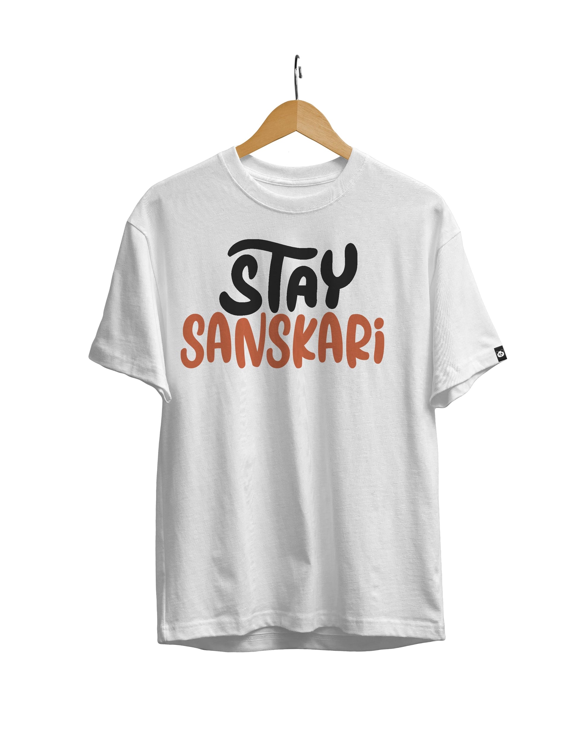 Stay Sanskari Unisex Regular Fit T-Shirt