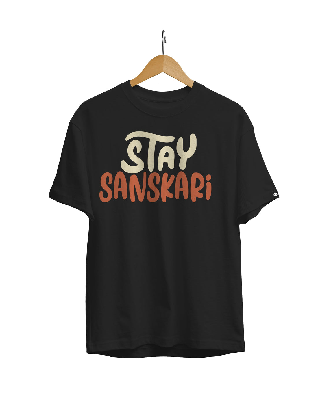 Stay Sanskari Unisex Regular Fit T-Shirt