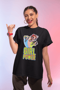 The Powerpuff Girl's Power - Women Oversized Fit Half Sleeved T-shirt