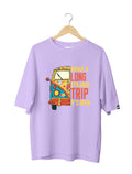 Long Strange Trip : Unisex 100% Cotton Oversized Half Sleeved T-shirt