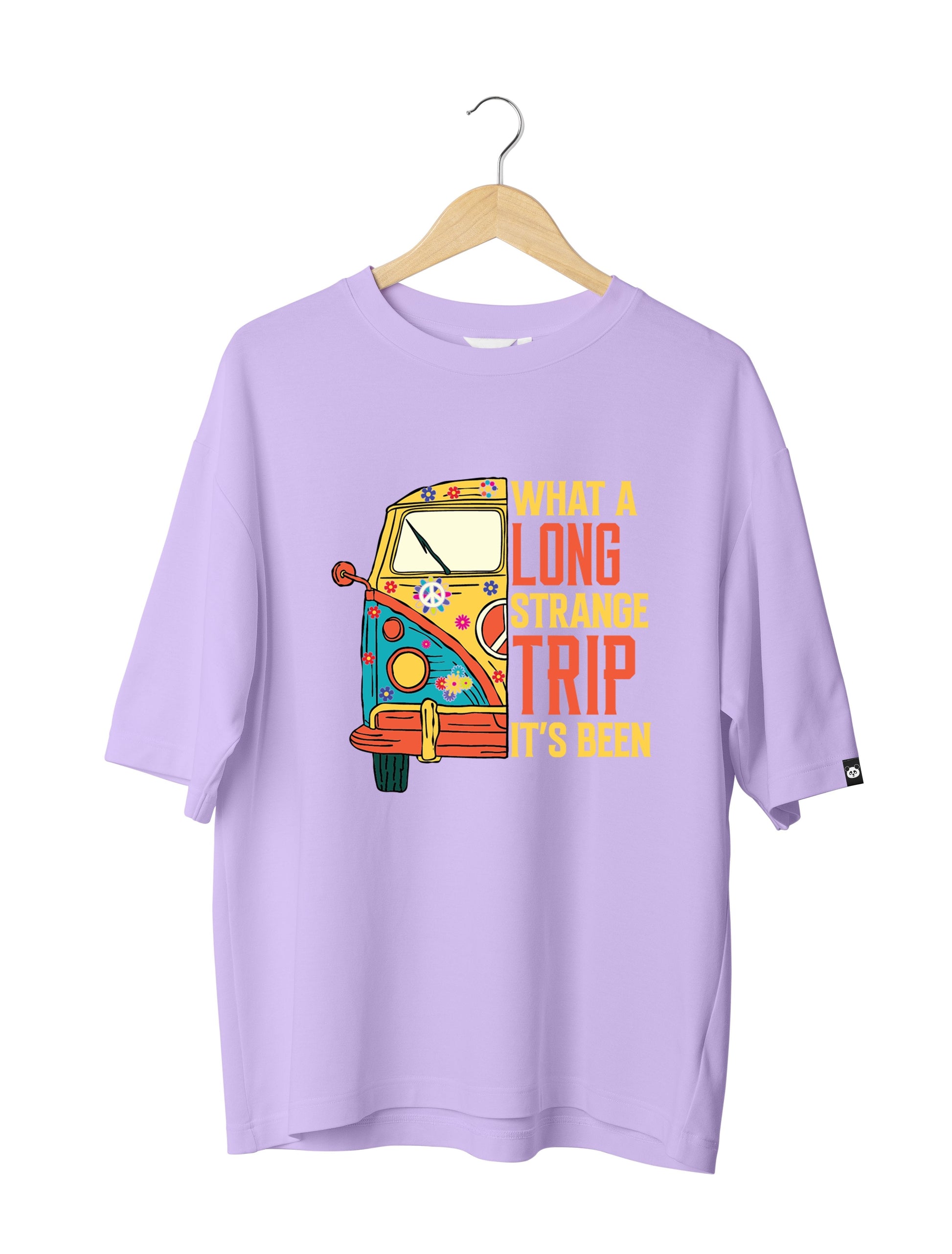 Long Strange Trip : Unisex 100% Cotton Oversized Half Sleeved T-shirt